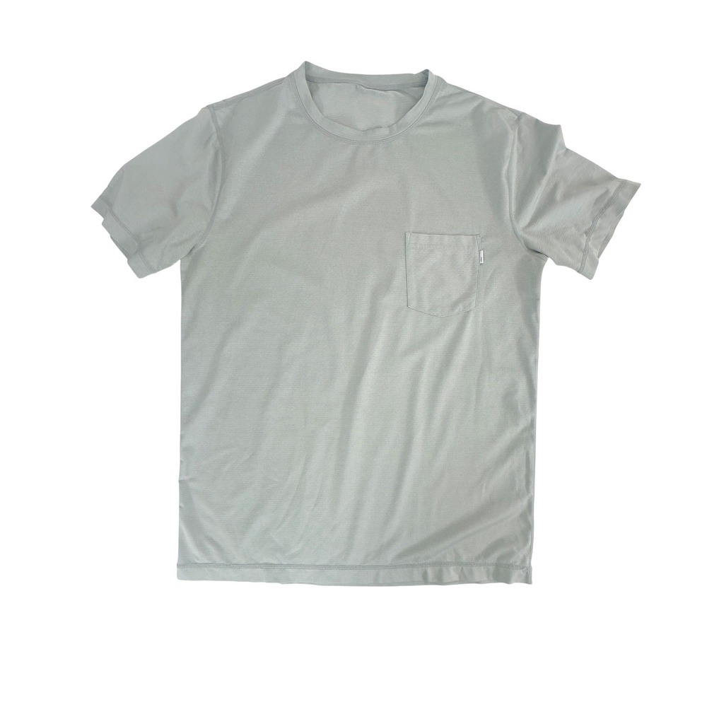 Vuori Pocket Tee Sage Green Performance Knit - M
